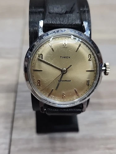 Vintage Timex Marlin 1970's Windup Men’s Watch.