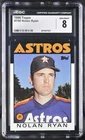 1986 Topps NOLAN RYAN, CGC 8 NM/MT, Card #100, ASTROS, NICE!