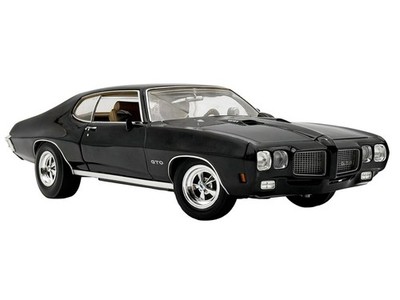 1970 PONTIAC GTO RAM AIR IV ''MAIN STREET'' BLACK 1/18 DIECAST BY ACME A1801229