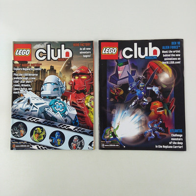 Lego Club Magazine Bionicle Lot, April, October (2010 Marvel Comics)