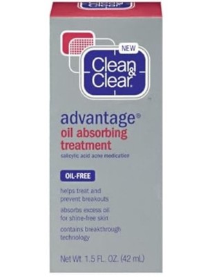 Clean & Clear Advantage Oil Absorbing Treatment Cream Acne Medication Rare HTF