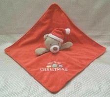 My First Christmas Baby Security Blanket with Holiday Bear Plush