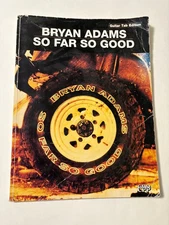 Bryan Adams So Far So Good Guitar Tab / Tablature Book - CPP 1994
