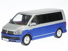 VW T6 Multivan Bus 2017 silver-blue diecast model car CLC390 IXO 1:43