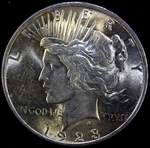 1923 Peace Dollar 90% Silver - BU Uncirculated  #P2