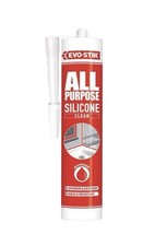 Image of Evo-Stik 112896 All Purpose Flex Silicone Sealant Clear C20