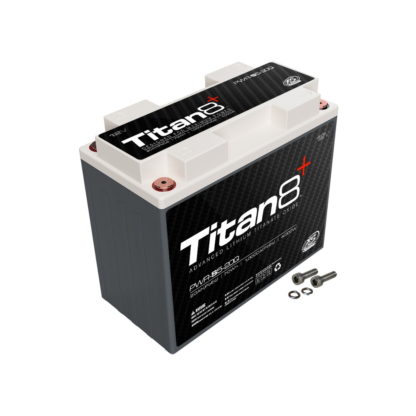 XS Power PWR-S5-20Q 12V 4000W Titan8 Lithium Titanate Battery, Max 1335Amps