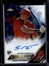 2016 Topps Chrome #RA-SOB Socrates Brito Rookie Autographs