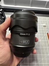 Sirui Sniper 33mm/ F1.2 for Fuji X mounts 