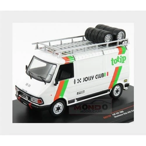 1:43 IXO Fiat 242 Van Totip Jolly Club Assistance Rally 1985 Lancia 037 RAC279X - Immagine 2 di 2