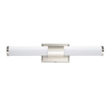 Maxim Optic 52115WTSN Satin Nickel / White Gl...