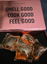 Laundry  Sauce  Detergent Egyptian Rose Set Of 5 detergent and Dryer Sheets  