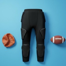 Honeycomb Knee Guard Pants Ergonomic Flat Seams for Skateboarding, Skating,