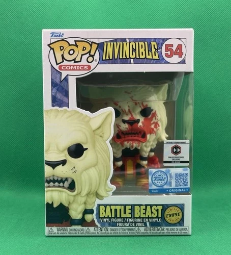 Funko Pop! Invincible Battle Beast #54 CHASE with Pop Protector
