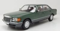 Modelcar, MERCEDES-BENZ S-Klasse W126 1979 Metallic-DunkelgrüN, 1/18, MOD18549