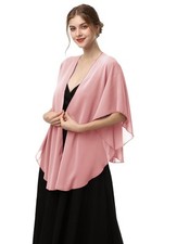 Womens Chiffon Shawls and Wraps, Wedding Party Shawl Scarf for Evening Dresse...