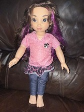 Disney ily 4ever 18" Inspired Fashion Doll - Brunette w/ Outfit Brown Pink Hair