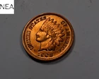 1908 Indian Head Penny Cent ~ Choice BU (red) ~ ZI415