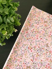 DELICATE FLORAL BUTTERFLY Design Tissue Paper Sheets Choose Size & Pack Amount
