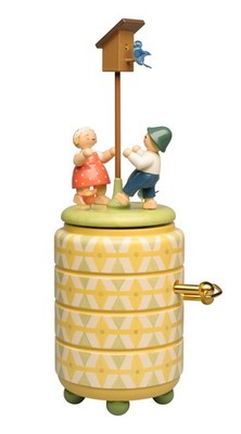 Wendt & Kühn Spieldose ''Starenkasten'' Nr 5318/34AQ Brüderlein komm tanz mit mir