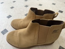 Sorel Joan of Arctic Wedge II Chelsea Boots Women’s Size 9.5 Elk Waterproof