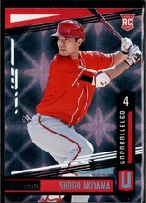 2020 Panini Chronicles #12 Shogo Akiyama Unparalleled Galactic SSP Reds R03