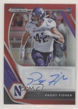 2021 Panini Prizm Draft Picks Red 7/199 Paddy Fisher #DPA-PAD Auto 0g03