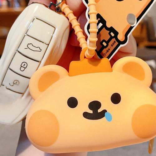 Key Case Mini Silicone Key Bag Cartoon Earphone Storage Bag Birthday Parties - Picture 9 of 14