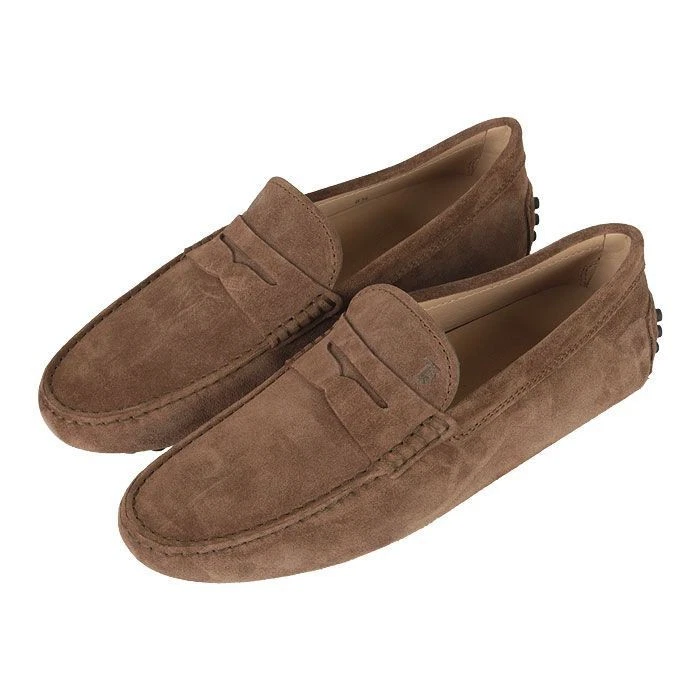 TOD’S Scarpe da guida Tods uomo Gommino in camoscio marrone 138852286