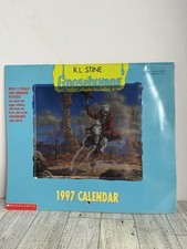 R.L. Stine Goosebumps Calendar 1997 Magic Window Animated Pictures