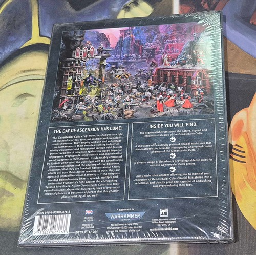 Warhammer 40k - 9th Edition Codex: Genestealer Cults Brand New Sealed Book OOP - Picture 3 of 3