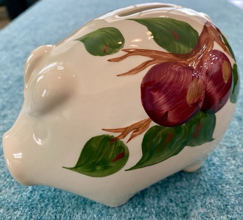 Vintage selten Franziskaner Apfel Sparschwein Original Gummistopfen