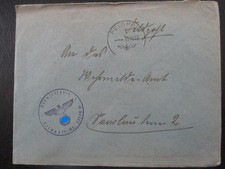 X4570 Umschlag FPNr. 27770 D vom 13.11.43 an W.M.A. Saarlautern