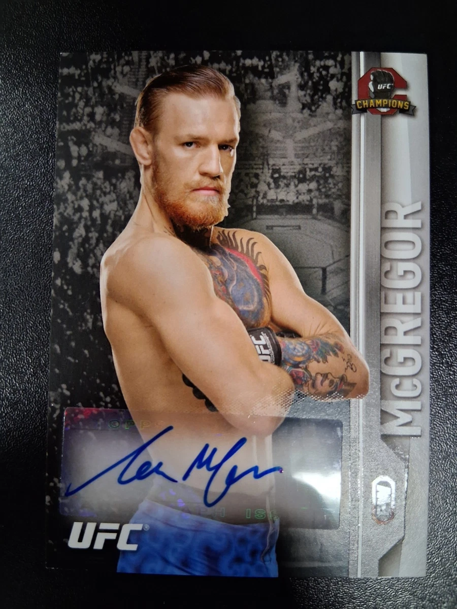 コナー　マクレガー 　直筆　サインカード　 TOPPS UFC 2015 2015 Topps UFC Champions - Conor McGregor #FA-CMC for sale | eBay