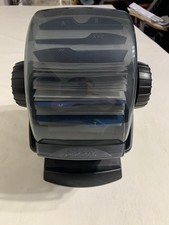 Rolodex Covered Rotary Business Card File with Cards Desktop Organizer VTG