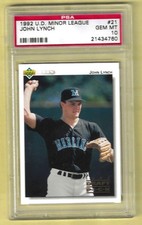 1992 Upper Deck John Lynch Rookie #21 Graded Card PSA 10 gem mint pop 28. rookie card picture