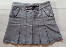 edc Esprit,  Faltenrock ,warmer Rock, Größe 36,  Braun gestreift, Minirock 