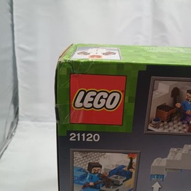 LEGO Minecraft The Snow Hideout 21120 Retired NISB but some damage