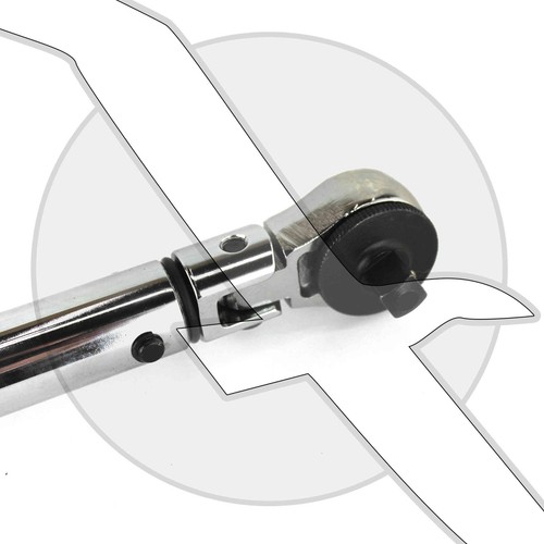 JoFast 2RCSL 3/8 Drive Torque Wrench Pivoting Head 10-100nm - Bild 3 von 4