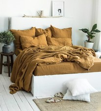 3 Piece Linen Bedding Set in many size, Boho Linen Duvet Cover with 2 Pillowcase