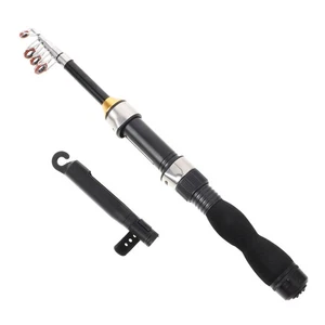 Fishing Gear Portable Telescopic Fishing Rod Fiberglass Fishing Pole