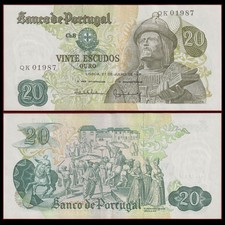 🇵🇹Portugal 20 Escudos Market in Goa 1971 P 173  Crisp aUNC