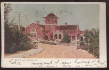 Postcard REDLANDS California/CA  Smiley Library view 1906