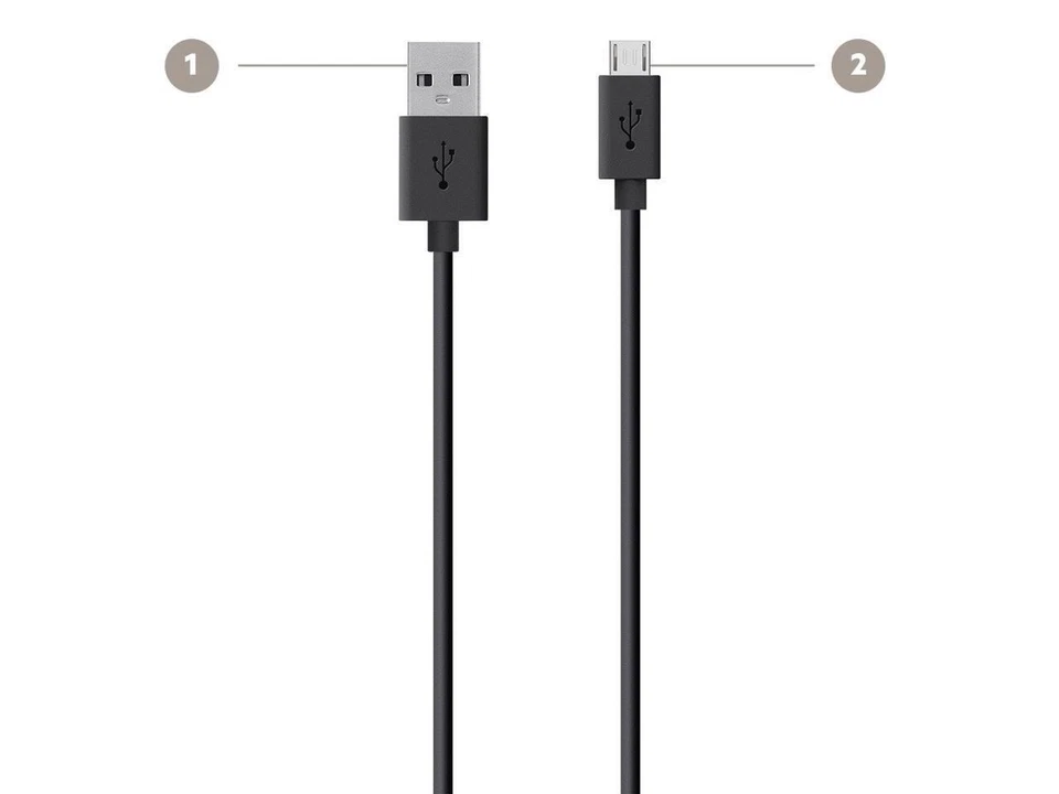 CABLE BELKIN BEL96905 4 MIXIT METALIZADO MICRO-USB A USB NEGRO Foto 4 de 4