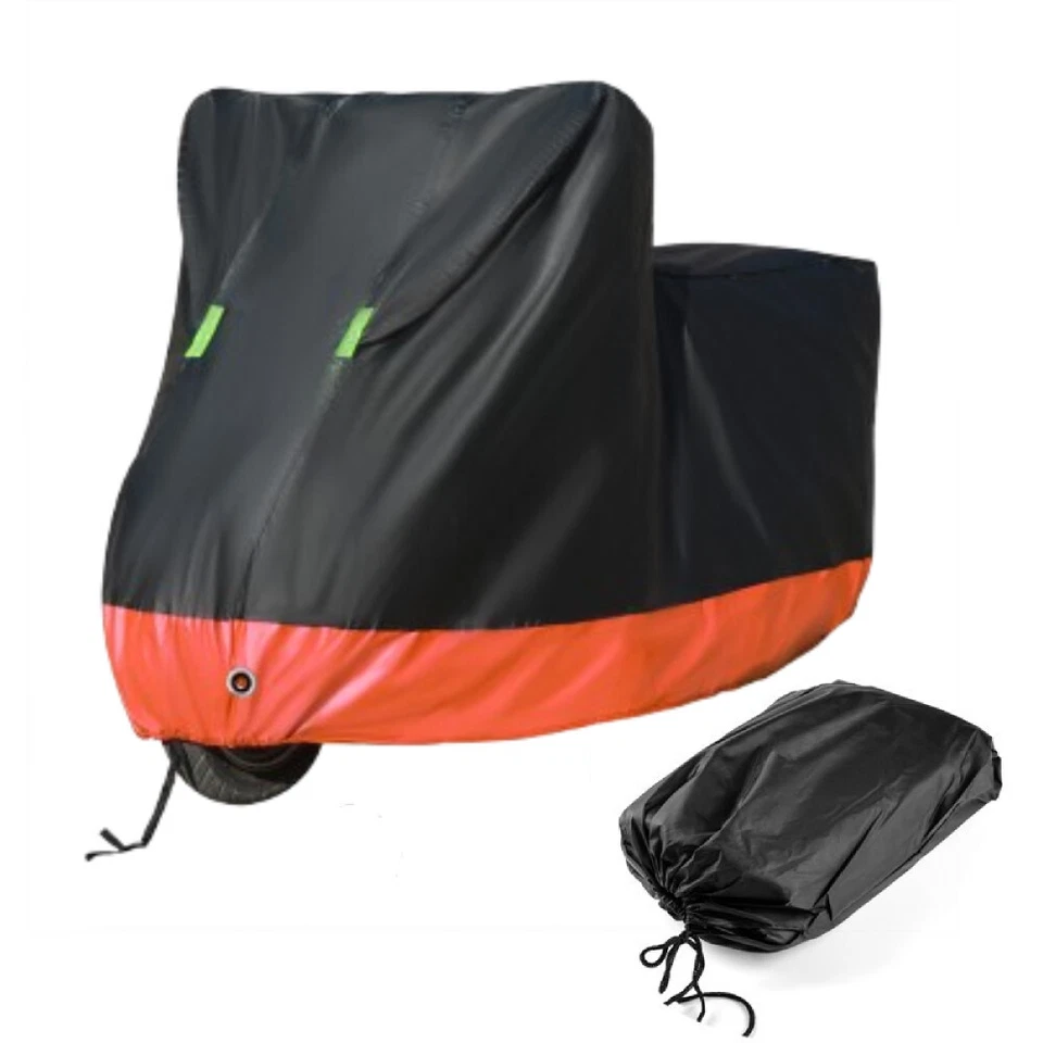 Motorcycle Cover Waterproof Sun Outdoor for Honda Shadow Spirit VT 1100 750 A Foto 3 de 4