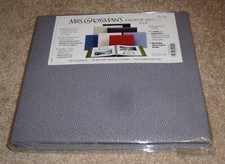 Mrs. Grossman 8x8 Scrapbook Album  Post Top Loading. Textured Pebble Rock.