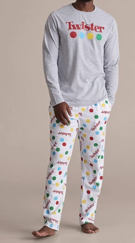 Mens size M Hasbro gaming TWISTER   midseason Pyjamas Medium Target NEW 1293 - Picture 1 of 7