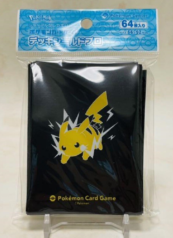 Pokemon Deck Shield Pro Pikachu 64 Sleeves Japan NEW Sleeve