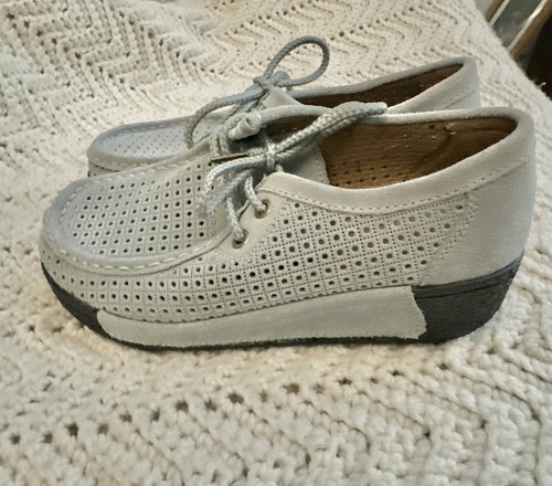 Women's shoes moccasins slip on loafer tasseal platform casual shoes pumps SZ 7 - Picture 2 of 3