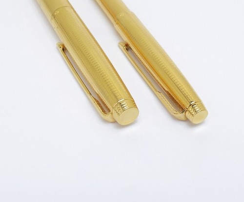 VINTAGE PARKER 75 iNSIGNIA GOLD '14K GF' KUGELSCHREIBER & FÜLLFEDERHALTER - Bild 10 von 18